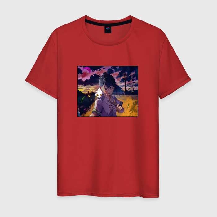 Мужская футболка хлопок Судзумэ в гневе фото