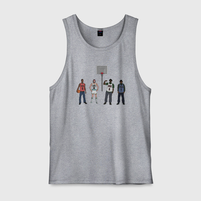 Мужская майка хлопок Баскетбольная команда фото