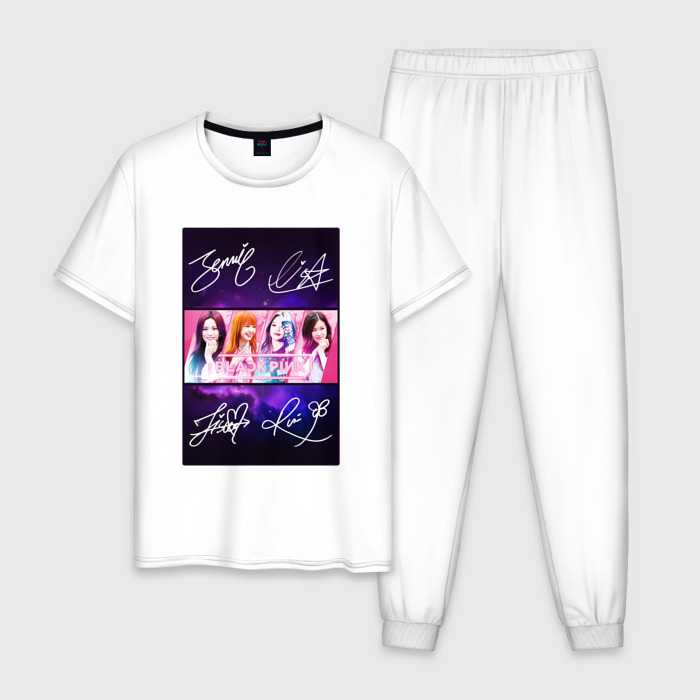 Мужская пижама хлопок Blackpink signature фото