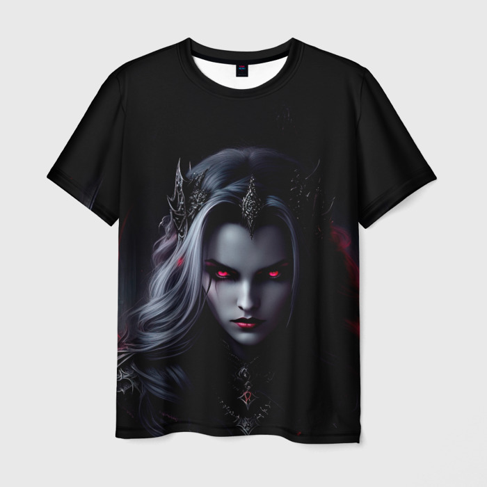 Мужская футболка 3D Королева тьмы фото