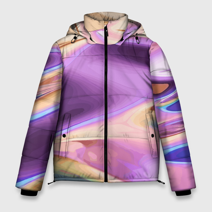Мужская зимняя куртка 3D Голографический арт фото