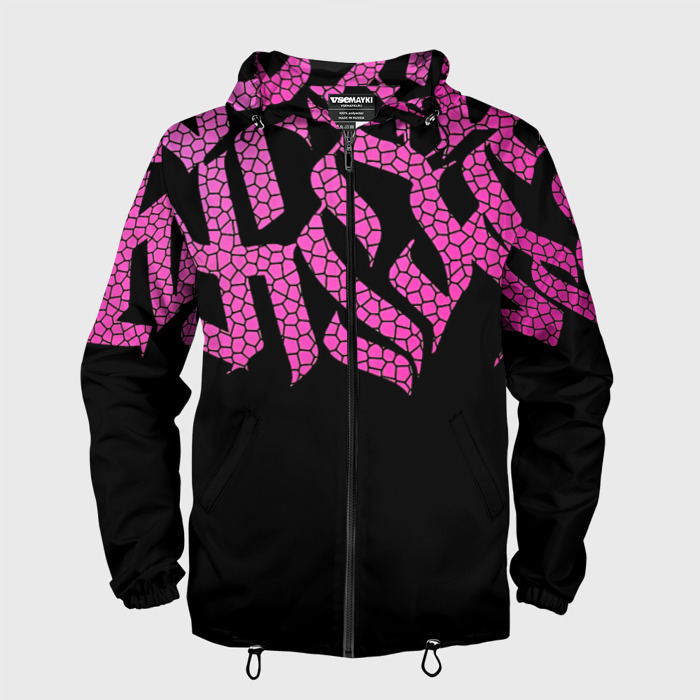 Мужская ветровка 3D Граффити буквы фото