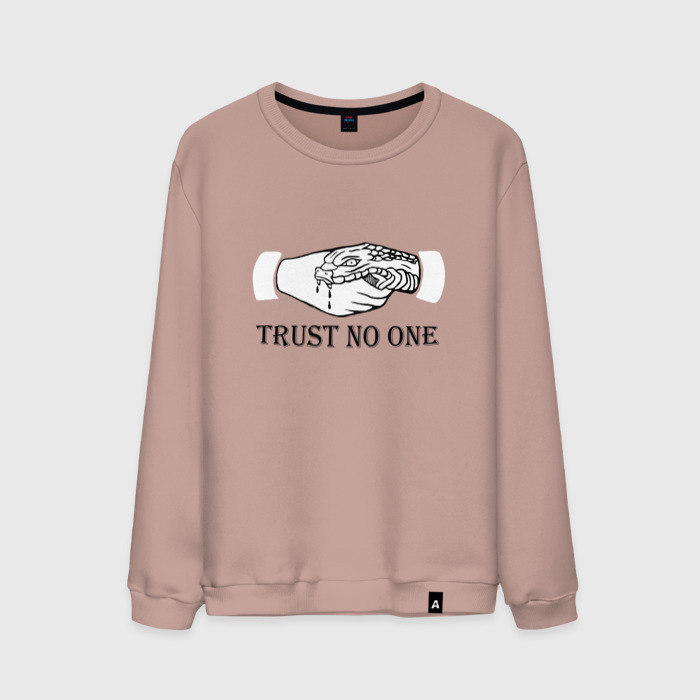Мужской свитшот хлопок Trust nobody фото