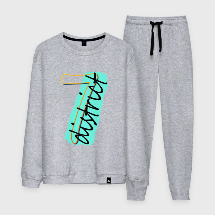 Мужской костюм хлопок Седьмой район фото