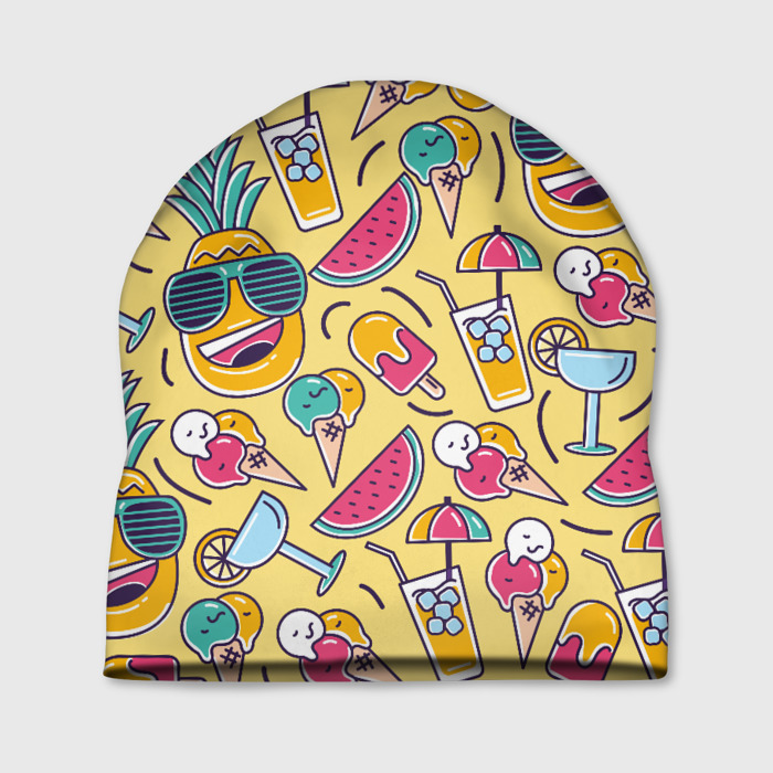 Шапка 3D Летний позитив фото