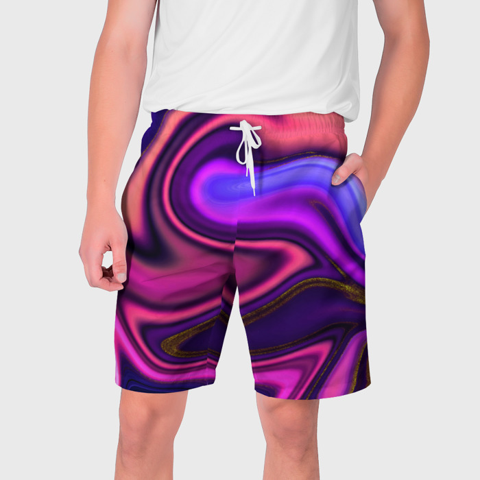 Мужские шорты 3D Волшебные волны фото