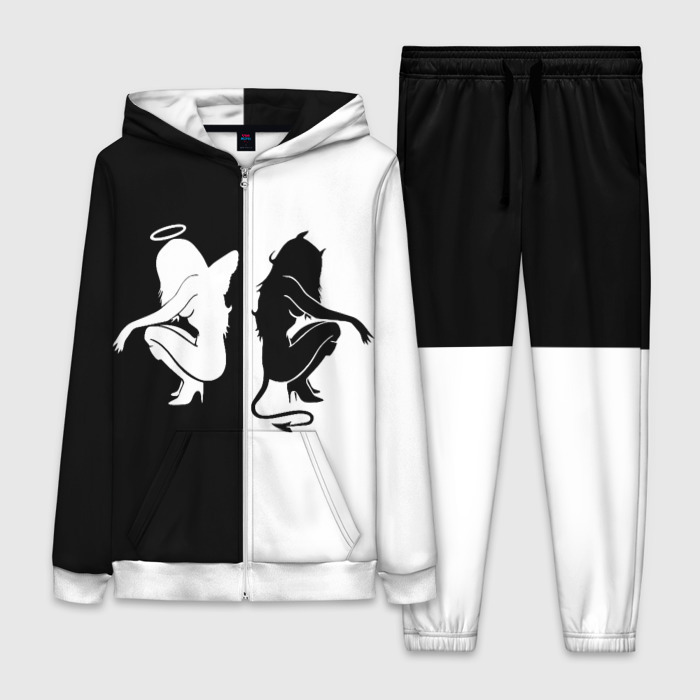 Женский костюм 3D Ангел и Демон фото