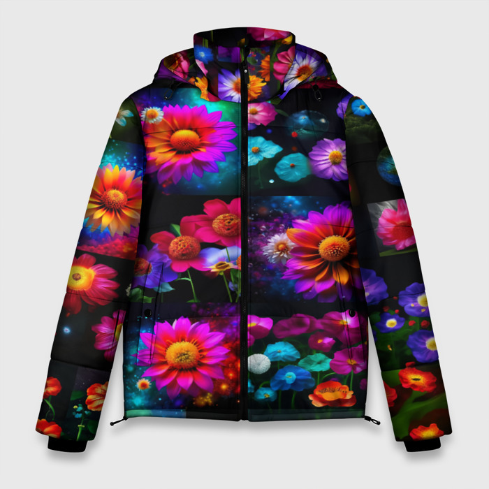 Мужская зимняя куртка 3D много цветов фото