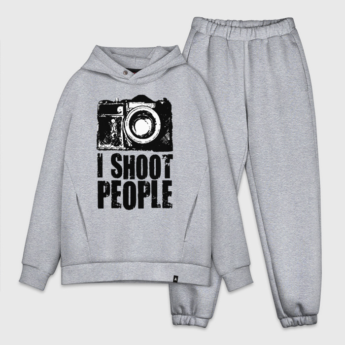 Мужской костюм oversize хлопок Shoot photographer фото