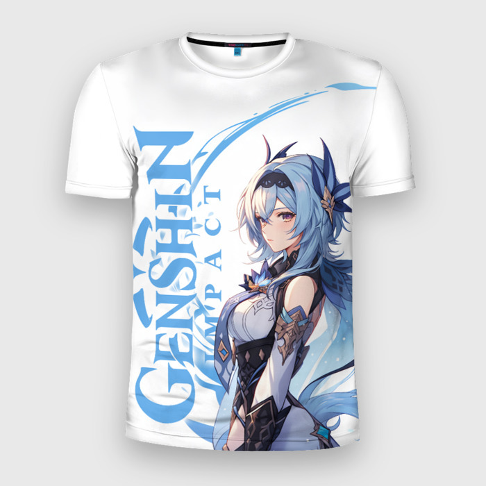 Мужская футболка 3D Slim Genshin impact   Эола фото