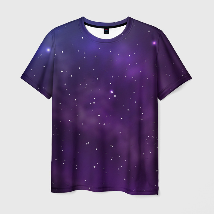 Мужская футболка 3D Реалистичный космос фото