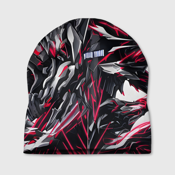 Шапка 3D Демонический разлом фото