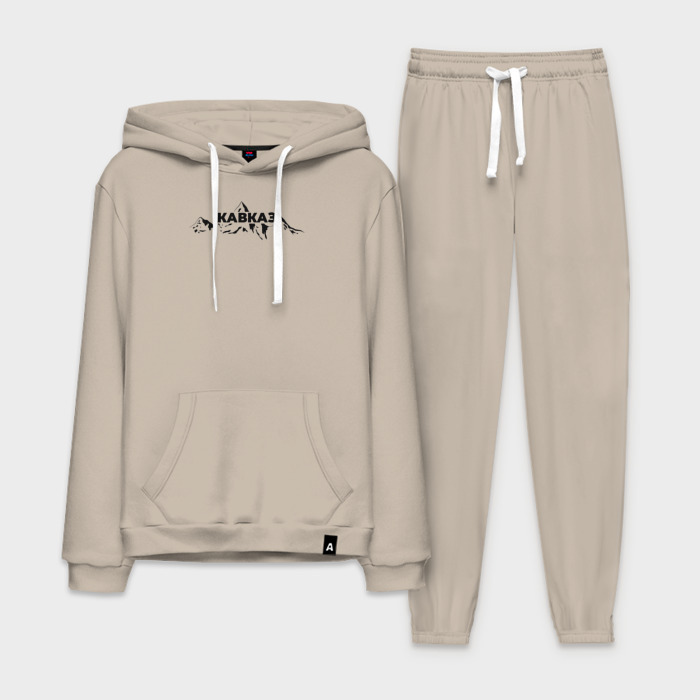 Мужской костюм хлопок с толстовкой Кавказ фото