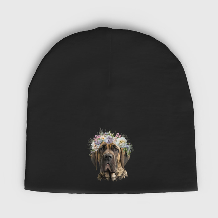 Мужская шапка демисезонная Фила бразильеро с венком из цветов фото