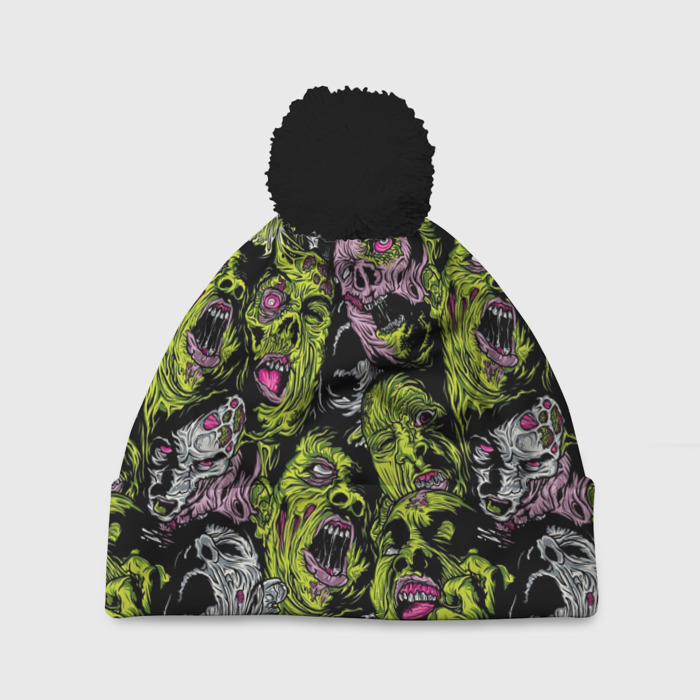 Шапка 3D c помпоном Симфония ужаса фото