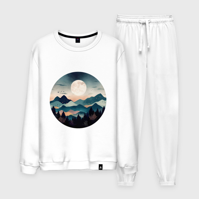 Мужской костюм хлопок Лес   Сумерки фото