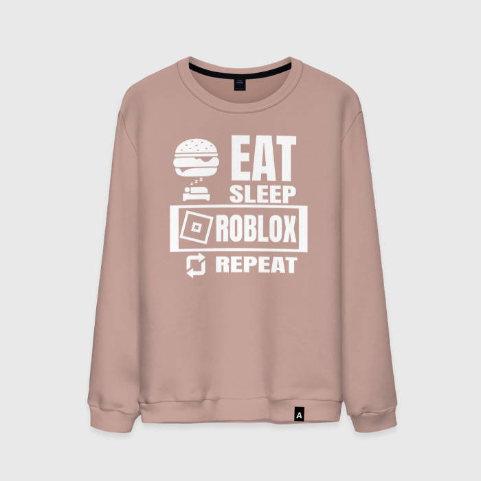 Мужской свитшот хлопок Роблокс на повторе фото