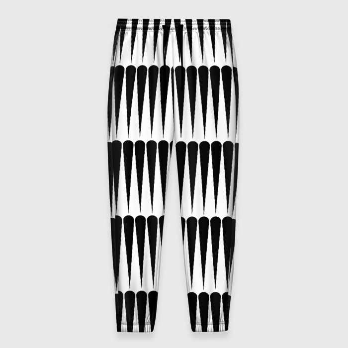 Мужские брюки 3D Объемная полосатая геометрия фото