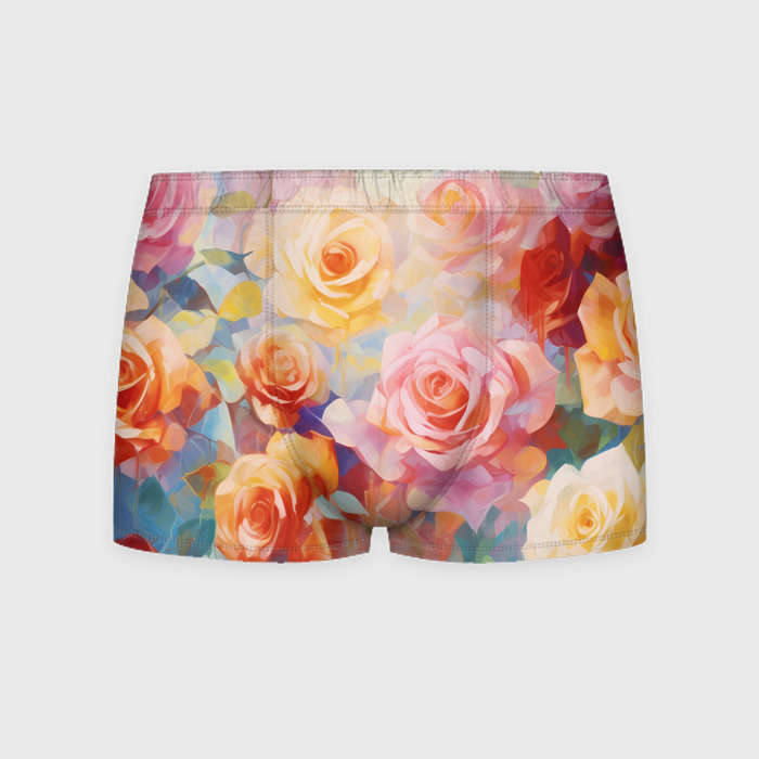 Мужские трусы 3D Розовый роман фото