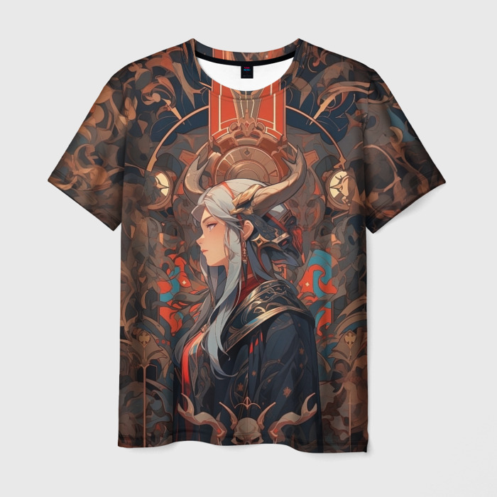 Мужская футболка 3D Демоническая княжна фото