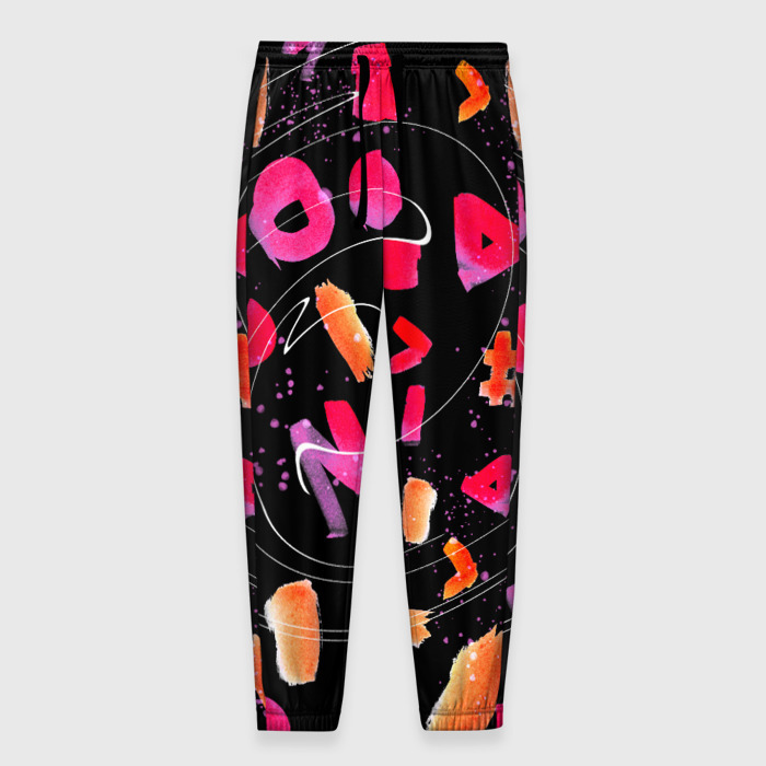 Мужские брюки 3D Яркие маркеры фото