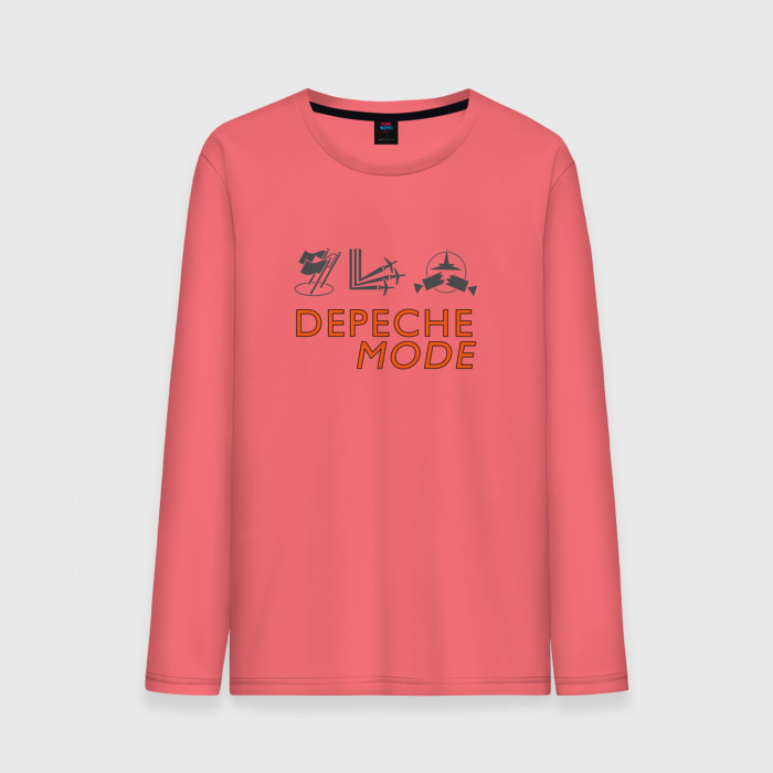 Мужской лонгслив хлопок Depoeche Mode   Celebration фото
