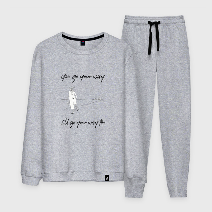 Мужской костюм хлопок You go your way   Ill go your way too фото