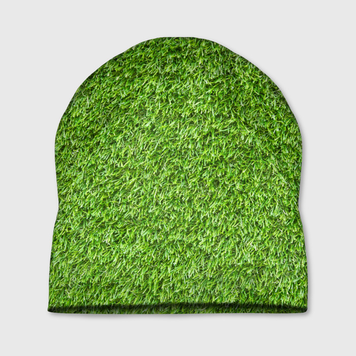 Шапка 3D Зелёный газон фото