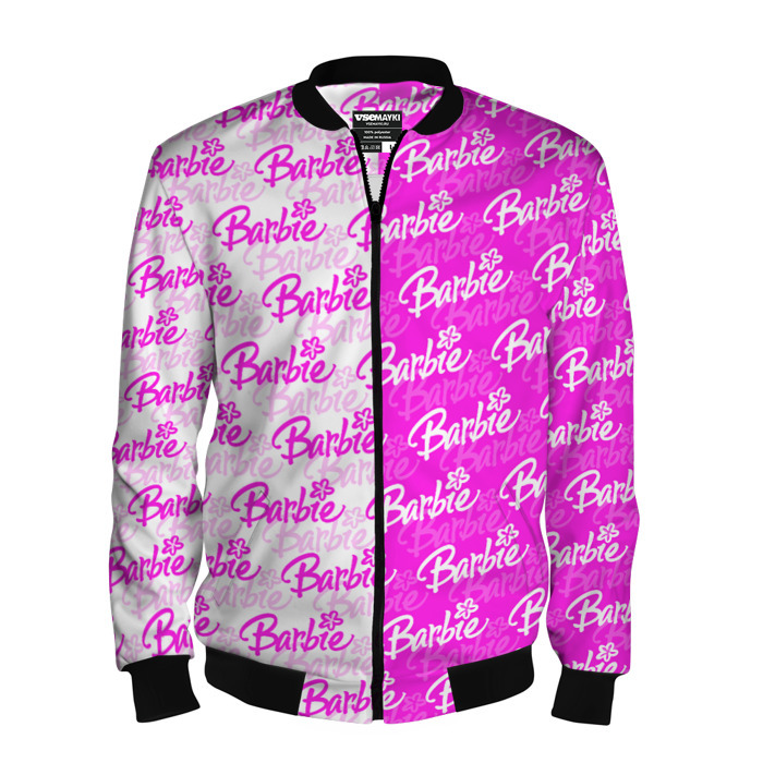 Мужской бомбер 3D Bardie   white   pattern фото