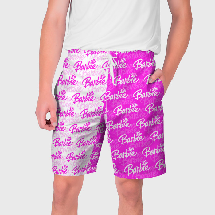 Мужские шорты 3D Bardie   white   pattern фото