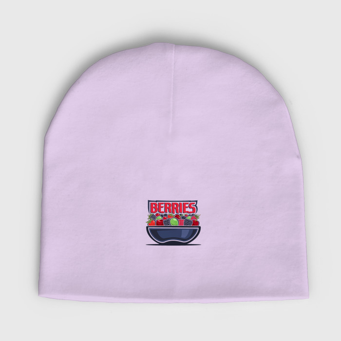 Мужская шапка демисезонная Сочные ягодки фото