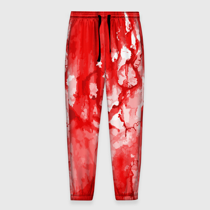 Мужские брюки 3D Кровь на белом фото