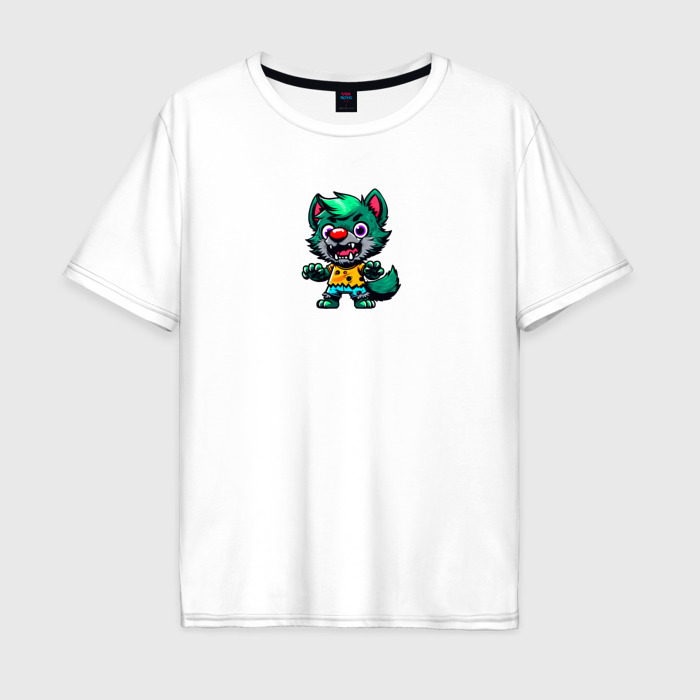 Мужская футболка хлопок Oversize Маленький оборотень фото