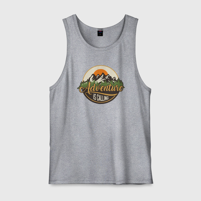 Мужская майка хлопок Зов приключений фото