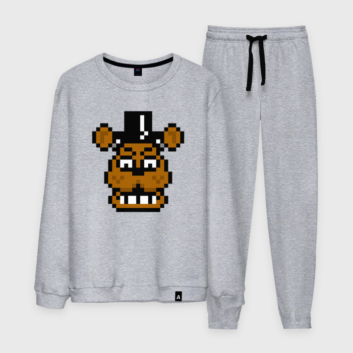 Мужской костюм хлопок Фредди пиксельный фото