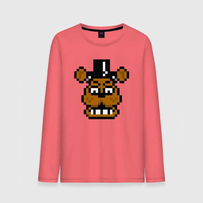 Мужской лонгслив хлопок Фредди пиксельный фото