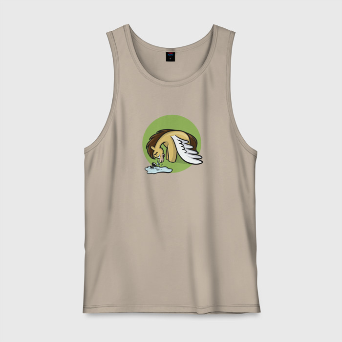 Мужская майка хлопок Грустный литпони фото