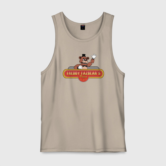 Мужская майка хлопок Пиццерия Фредди Фазбера фото