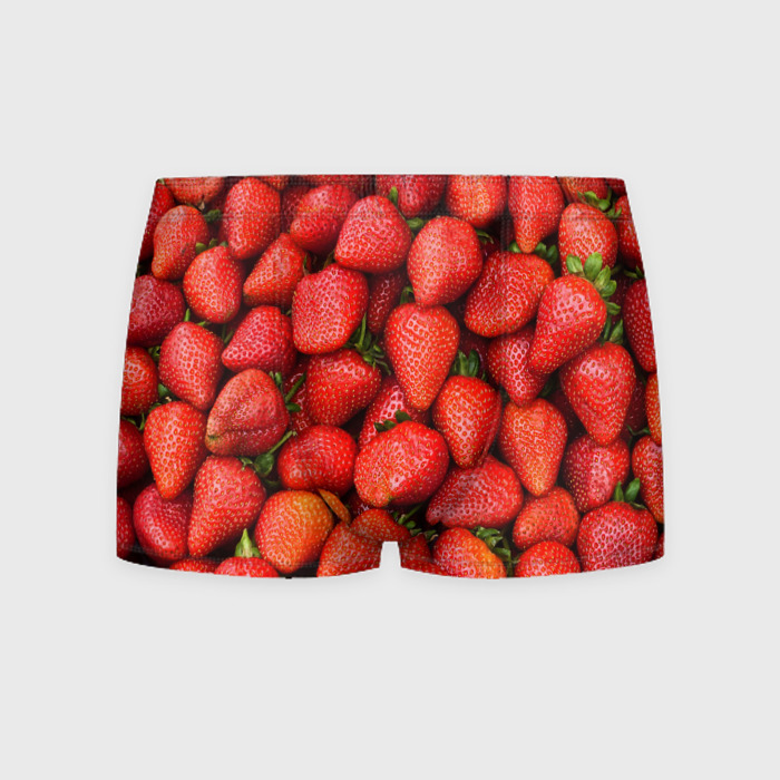 Мужские трусы 3D Много клубники фото