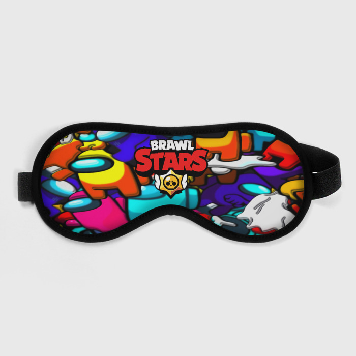 Маска для сна 3D Brawl stars mobile game brawlers фото