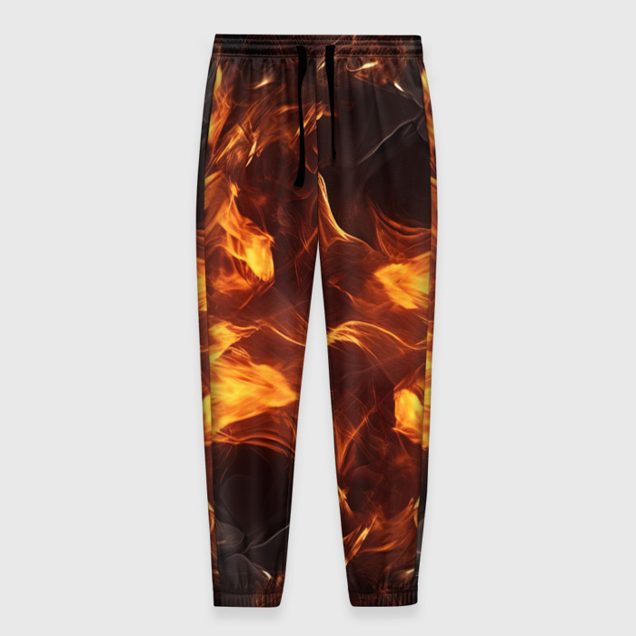 Мужские брюки 3D Дым  и огонь фото