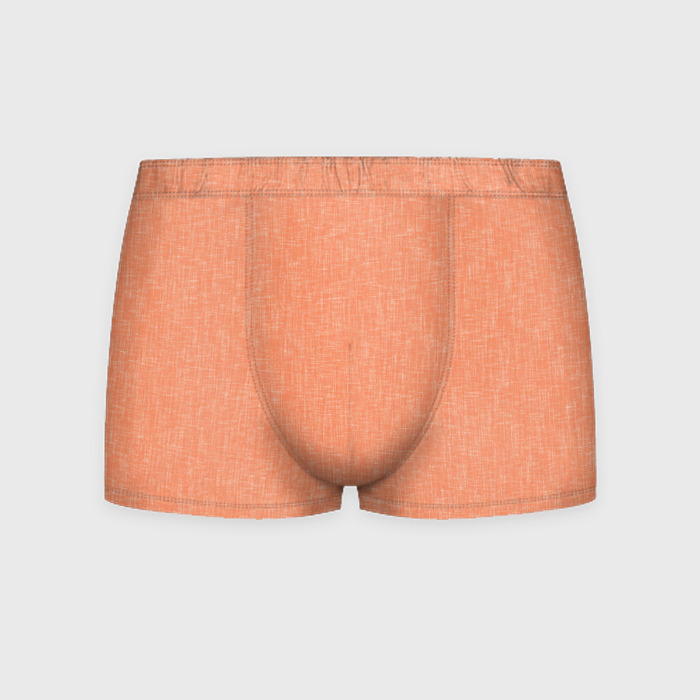 Мужские трусы 3D Персиковый однотонный текстура фото