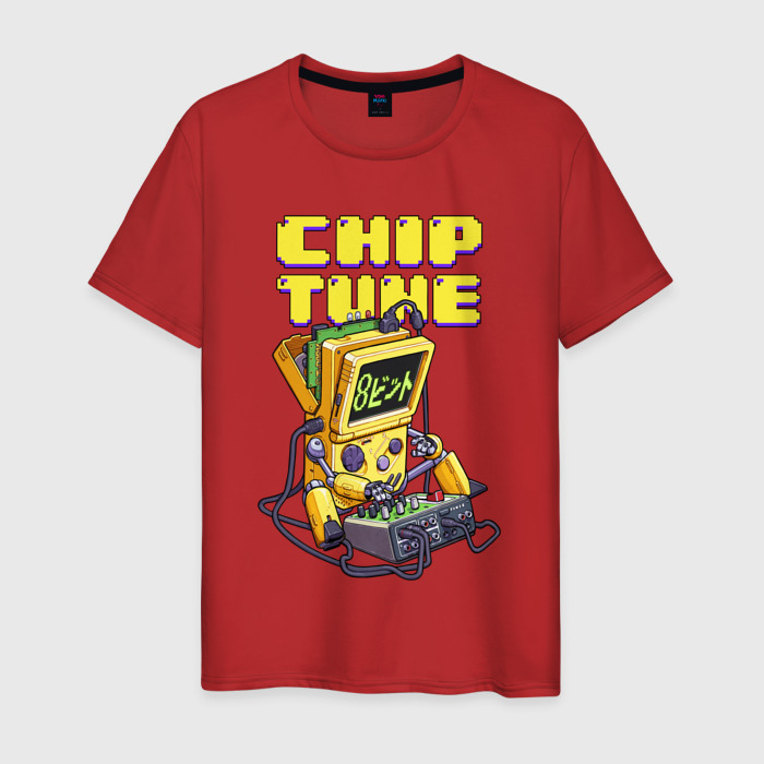Мужская футболка хлопок Game boy   chip tune фото