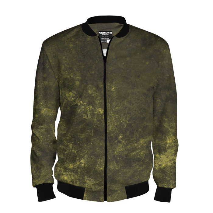 Мужской бомбер 3D Абстракция   khaki background фото