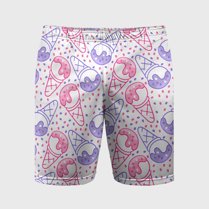 Мужские шорты спортивные Цветное мороженое фото