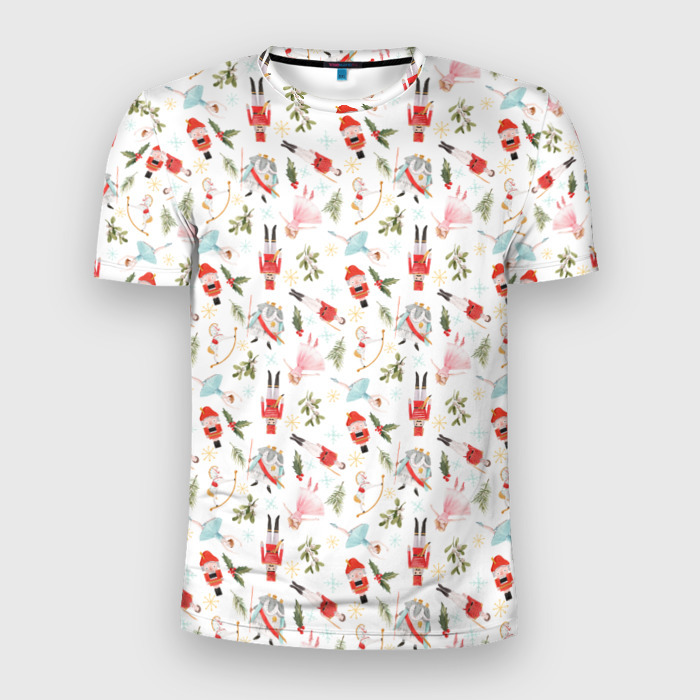 Мужская футболка 3D Slim По мотивам сказки щелкунчик фото