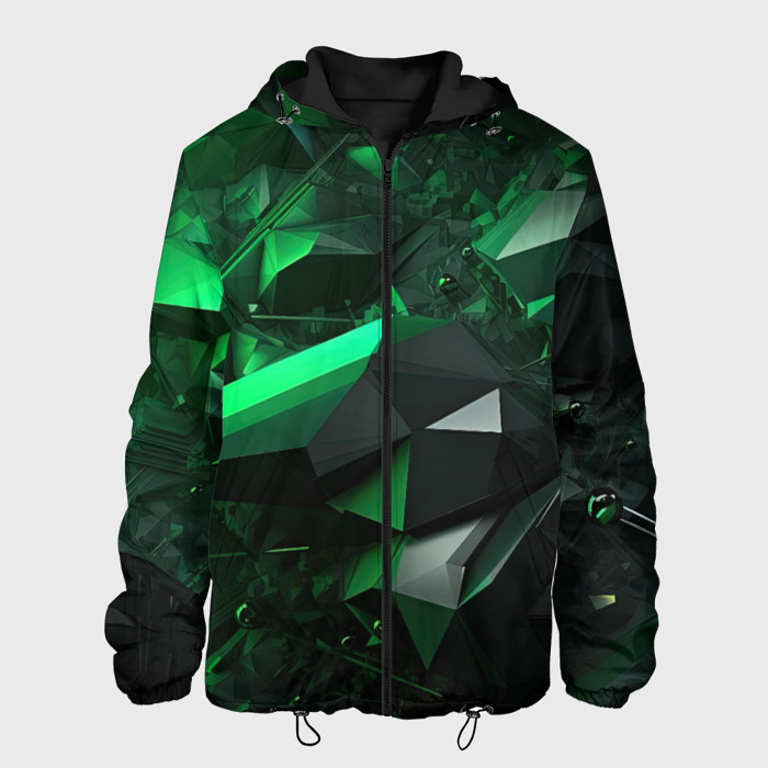 Мужская куртка 3D Гармония геометрии в абстракции фото