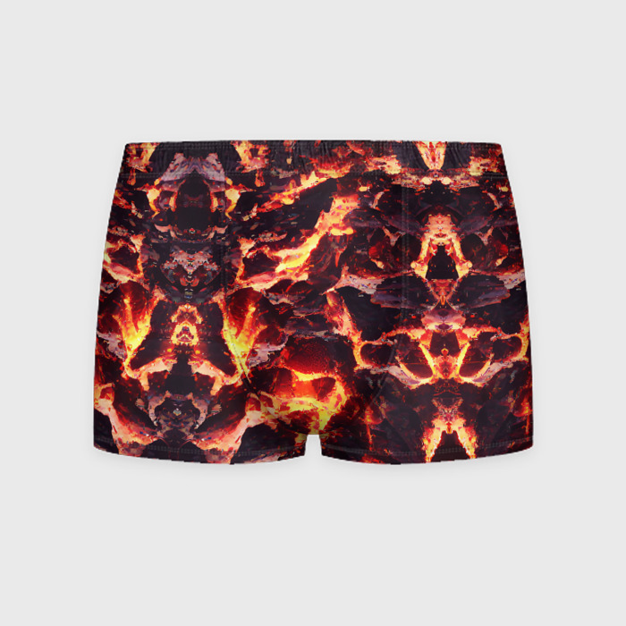 Мужские трусы 3D Бурлящая лава фото