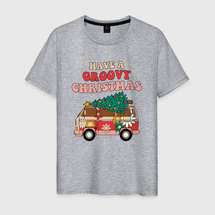 Мужская футболка хлопок Захватывающего Рождества фото