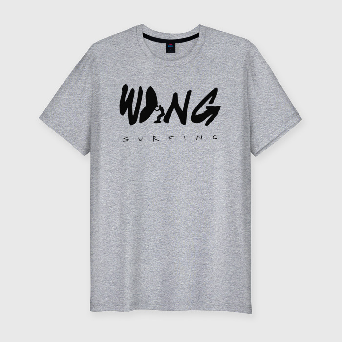 Мужская футболка хлопок Slim Wing surfing фото